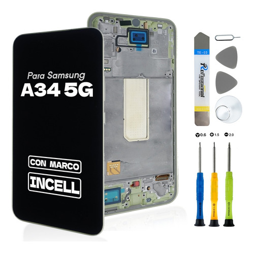 Pantalla Display Incell Para Samsung Galaxy A34 5g 346 Marco