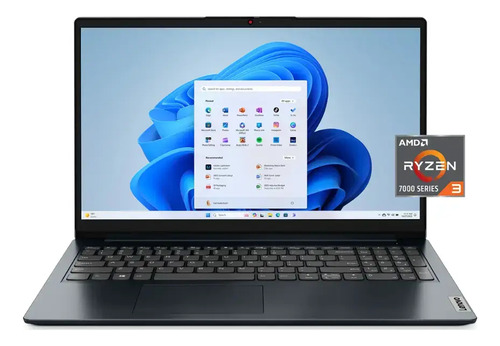 Laptop Lenovo Ideapad 15.6'' Amd Ryzen 3 7320u 4gb Ram 128gb Abyss Blue