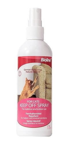 Keep Off Spray For Cat Bioline (repelente De Gatos)  Pethome