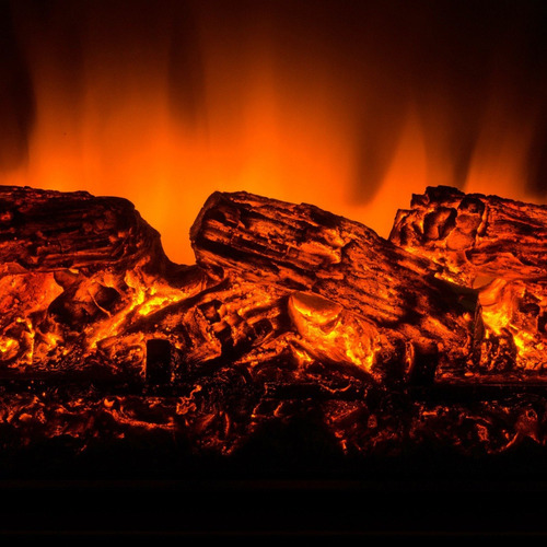 Inserto De Chimenea Eléctrico Calentador Troncos 28 Pulgadas