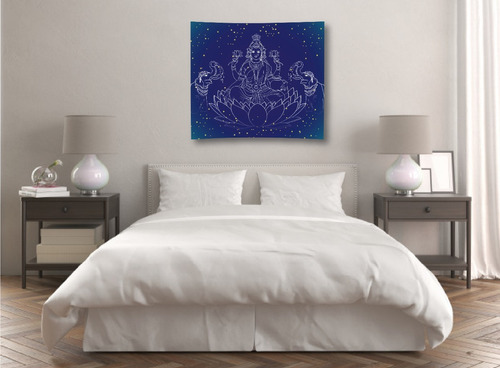 Manta Tapiz Lakshmi, 147x130cm, Yoga, Relajación, Decoración