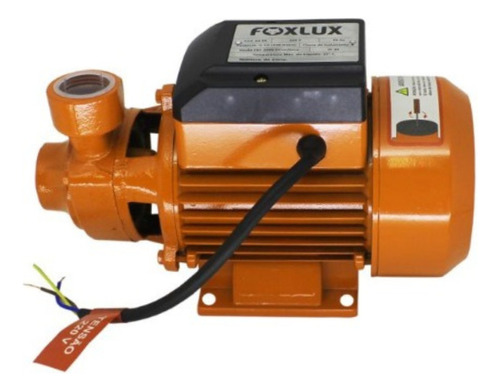 Foxlux Bomba D´agua Periferica 1/2 Cv 370w X 127v 64.03 Cor Laranja Fase elétrica Monofásica