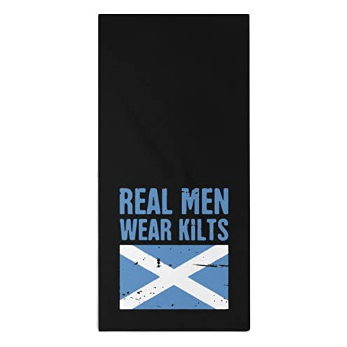 Bandera Escocesa Hombres Reales Usan Faldas Escocesas To