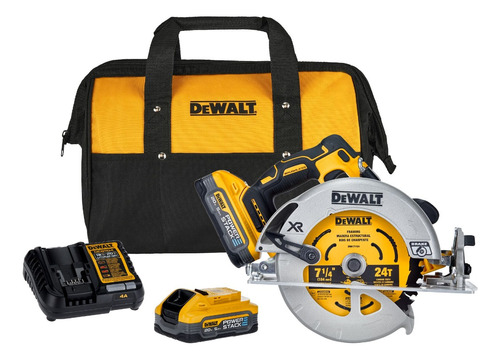 Kit Sierra Circular Dcs570+ 2 Baterías 5ah Powerstack Dewalt