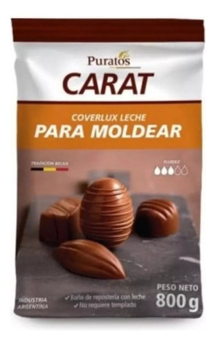 Chocolate Carat Gotas Con Leche 800g Mundo Kanata 