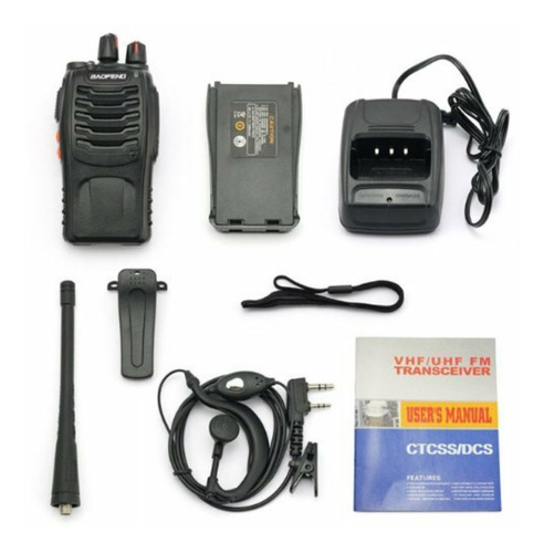 Radio Baofeng 888s Uhf 400-470 Mhz + Manos Libres Oferta