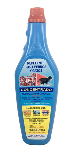 Repelente Perro Gato A Otra Parte - Modifica Conductas 600ml