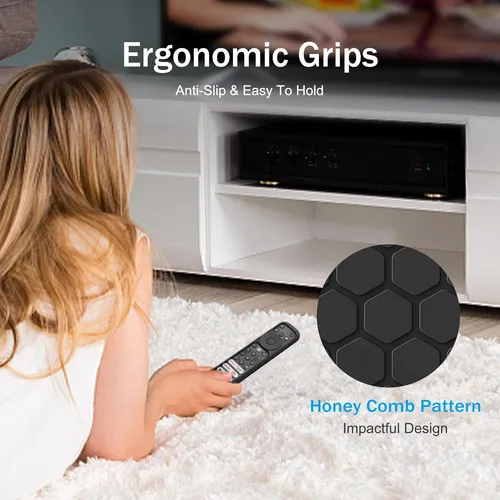 Funda Para Control Fintie Para Tcl Negro Silicona