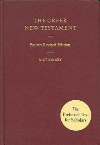 The Greek New Testament 4 Ed Nt Griego C Diccionarijbn