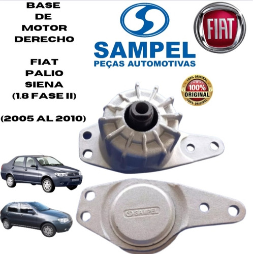 Base De Motor Derecho Fiat Palio Siena Fase Ii 1.8 2005-2010