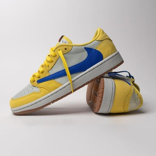 Jordan 1 Low Wmns Canary Travis Scott (Usado)