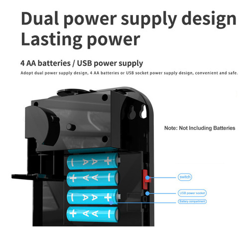 Dispensador Automático Sin Jabón Con Sensor De Infrarrojos,