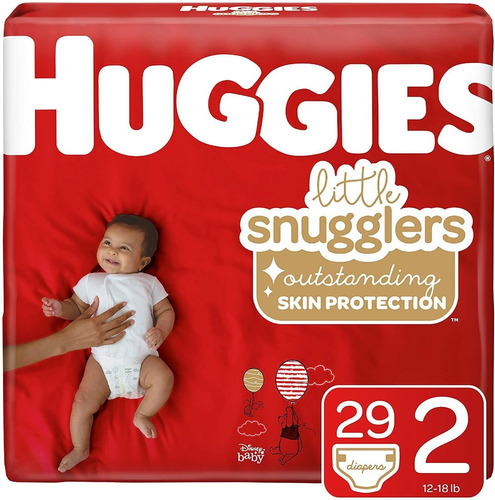Huggies Little Snugglers - Pañales Para Bebe  Tamaño 2  2