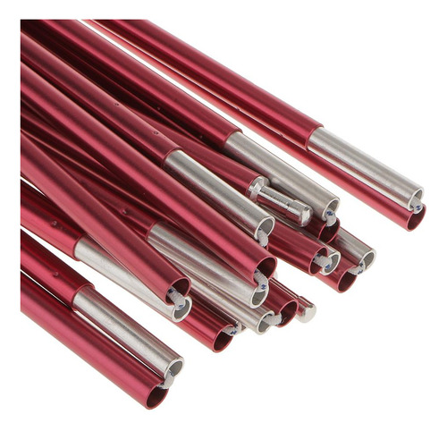 3 Aleación De Aluminio 9 Sección Rojo Oscuro 9.5 Mm 465