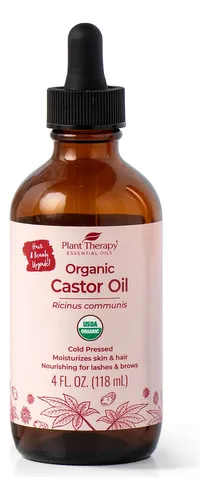 Aceite De Ricino Plant Therapy Usda, Orgánico, Prensado En F