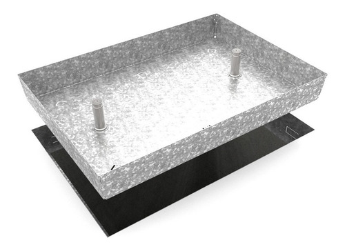 Tapa Cámara Inspección Galvanizada Altura 8 Cm 40x40 Libres