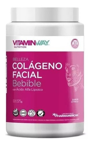 Colageno Facial Bebible Con Acido Alfa-lipoico 375gr - Fw