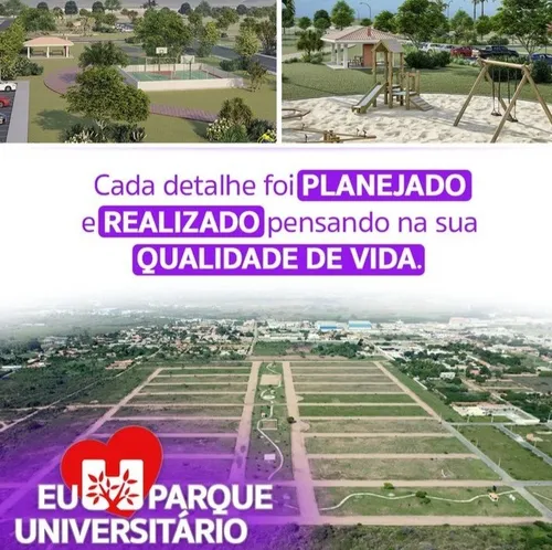 Terreno No Parque Universitário I - Bairro Planejado