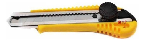 Cuchillo Cartonero De 16cms Con Hoja De 18mm Amarillo - Ps