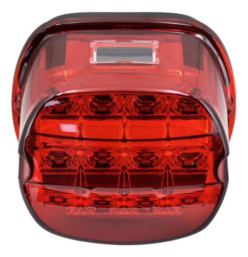 Red Len Led Rear Brake Tail Light For Harley Road Glide Aam