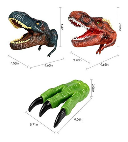 Imagen 5 de 6 de Juguetes De Dinosaurio De Mano, Garras