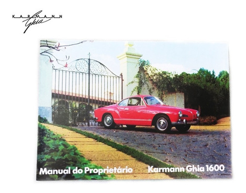 Manual Proprietario Karmann Ghia 71 1971 + Brinde 