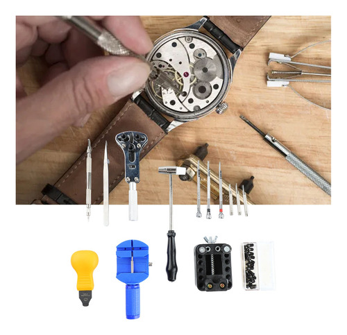 Kit De Herramientas Reparación De Joyero/relojero 14 Piezas