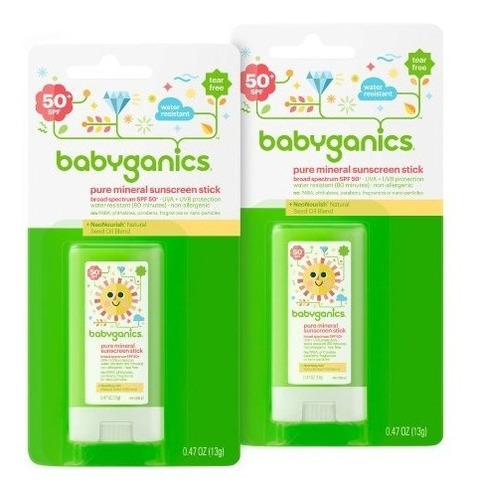 Babyganics Pure Mineral Sunscreen Spf 50, 0.47 Oz, 1 Stick