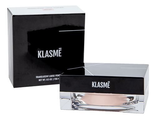 Base de maquiagem em pó Klasme Klasme Translucent Loose Matte Rose - Pó Translúcido 15g tom claro - 15mL 15g
