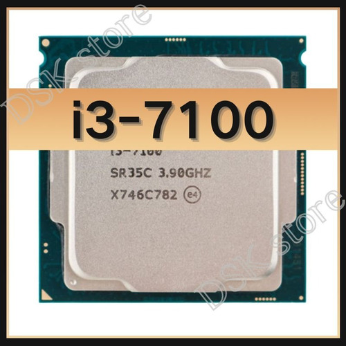 Processador De Cpu Core I3 7100 De 3,9 Ghz E 2 Núcleos Lga 1