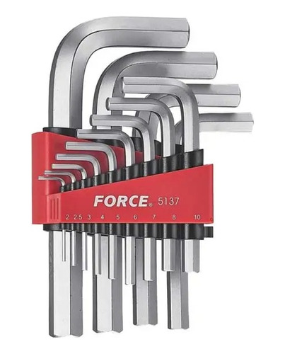 Juego Llave Allen De 2.0 - 19mm 13 Piezas (5137) Force