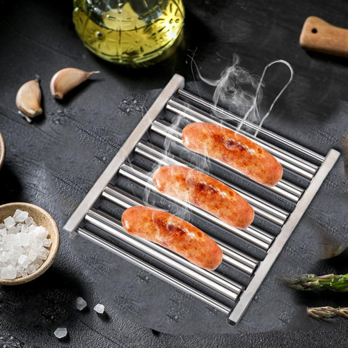 Parrilla Enrollable Para Perritos Calientes Máquina Para Par