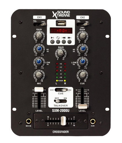 Mixer Consola Sxm2000u Soundxtreme 2 Can Usb Bluetooth