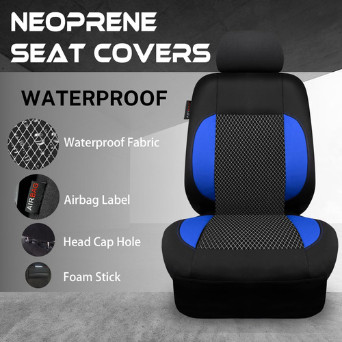 Car-grand Fundas De Asiento Impermeables En Relieve 3d Para