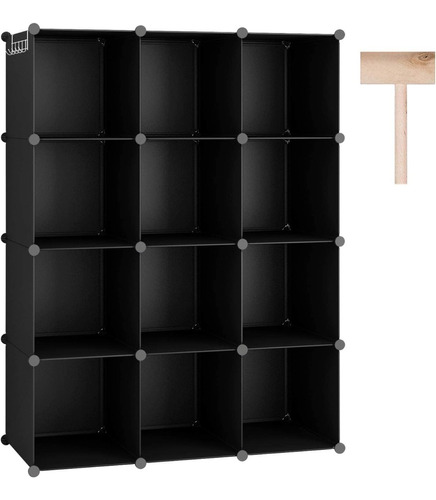 Closet Organizador Plástica Rack De Armario Zapatera 12 Cube