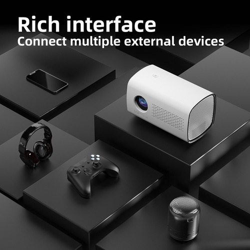 Proyector Doméstico T100 Portátil Multifuncional Wifi Con La