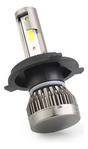 Kit Lâmpadas Led Farol Alto E Baixo Hb20 2012 2013 H4 E T10 H4 Branco-frio