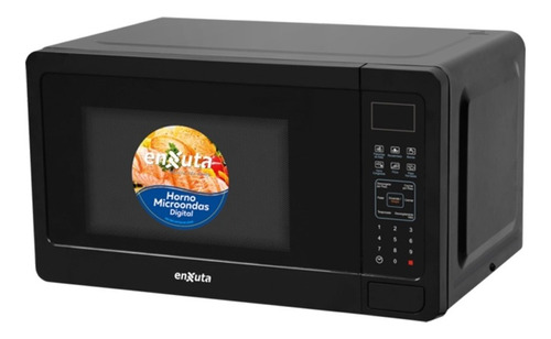 Microondas 20 Lt Digital Enxuta Moenx0320dng Negro Fama