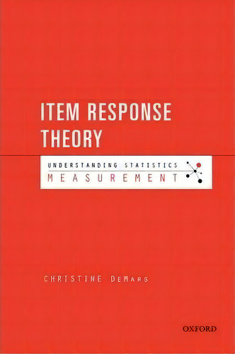 Item Response Theory, De Demars. Editorial Oxford University Press Inc, Tapa Blanda En Inglés