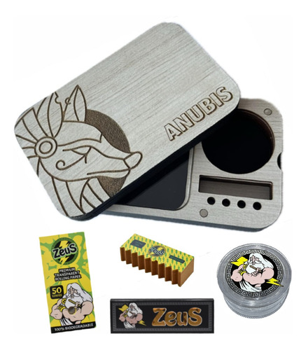 Caja P/armar Anubis Box + Papel + Celulosa + Picador + Tip