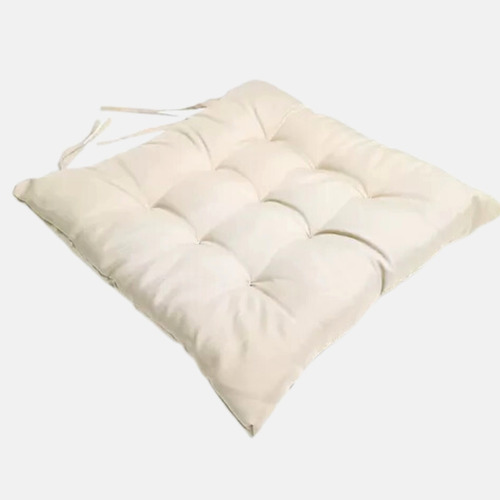 Assento Para Cadeira Futon 40x40 Cm - Bege