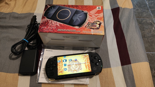 Psp Monster Hunter En Caja Con 128 Gigas 108 Títulos.