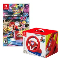 Comprar Volante Timon Nintendo Switch Mario Kart Pro + Mario Kart 8