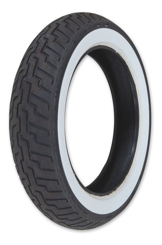 Imagen 1 de 2 de Cubierta Moto 150 80 16 Dunlop Japon D404 Banda Blanca Avant