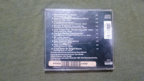 Henry Mancini Puré Gold Cd Usado 1975 Usa.