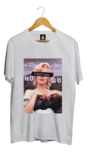 Remeras Estampadas I Dont Care Marilyn Monroe Zeta Pop