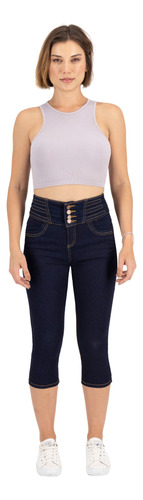 Pantalón Capri Britos Jeans Mujer Pescador Corazón 024969