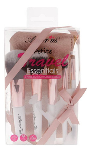 Set De 5 Brochas De Maquillaje Amor Us Petite Travel Essenti