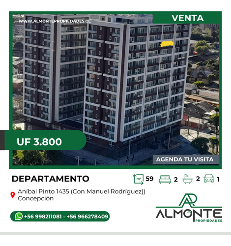 Venta Dpto Central En Concepcion