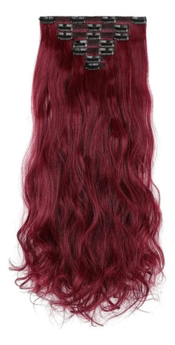 Pieza De Extensión De Cabello Con Clip Resistente Al Calor